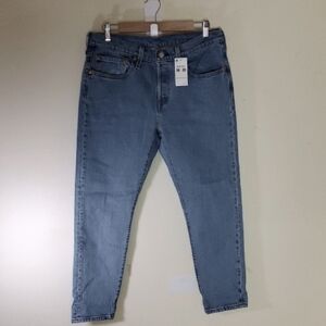Levi's Original Fit 501 Button Fly Taper Blue Jeans 30x28